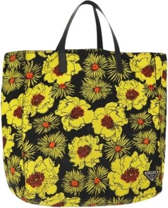 Prada Pre-owned Nylon Tote - Dames - Vintage Shopper - Veelkleurig - ONE Size - Nylon - Vintage