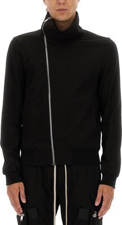Rick Owens Asymmetrical Zipper Sweatshirt