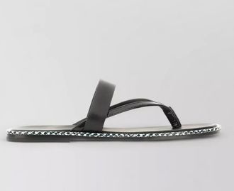 Dries Van Noten slide sandals open toe flat sole