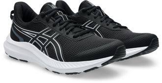 Asics Laufschuh ASICS JOLT 5, Herren, Gr. 42,5, schwarz-weiss (schwarz, wei&szlig;), Textil, Schuhe Laufschuh