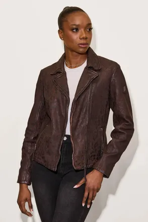 Mauritius Meeow Leather Jacket In Vegetable-Tanned