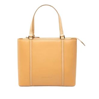Burberry Pre-owned Tote Bag - Dames - Vintage Handtas - Beige - ONE Size - Leer - Vintage