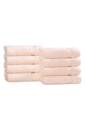 Superior 8-Pack Hand Towel Set in Peach at Nordstrom Rack