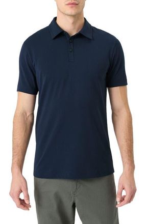 Pact Luxe Essential Slim Polo Made With Organic Cotton in Navy at Nordstrom, Size Xx-Large