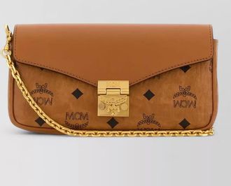 MCM mini tracy canvas shoulder bag chain