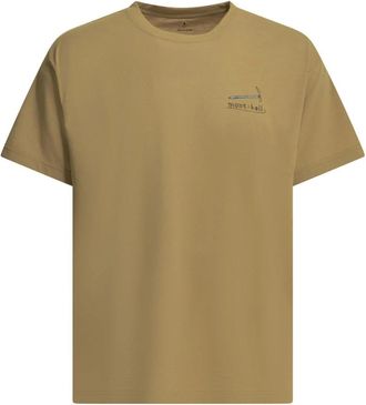 Montbell Grafisch T-shirt met ijshak-print - Heren - T-shirts - Beige - M - Polyester - Tops