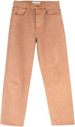Slvrlake Denim Orange London Crop Jeans Size XXS