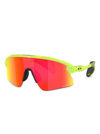 Oakley shield-frame sunglasses - unisex - Carbonium - One Size - Green