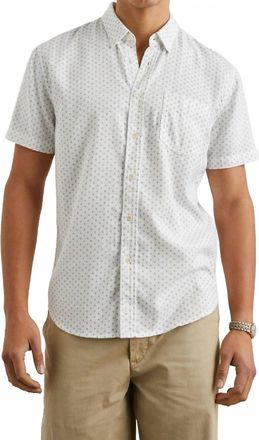 Rails Fairfax Shirt In Polygon Micro White