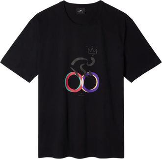 Paul Smith T-shirt con stampa - Nero