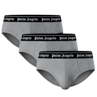 Palm Angels Logo Slip in Zilver
