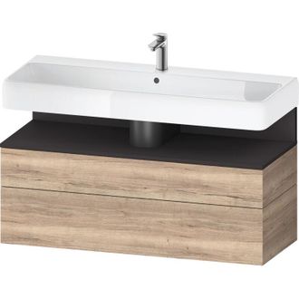Duravit Qatego Mueble Bajo Lavabo, 1 Extra&iacute;ble Y 1 Caj&oacute;n, - Duravit