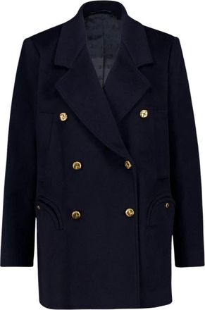 Blaz&eacute; Milano Joyme Sealady Jas - Dames - Mantel - Blauw - XS - Wol - Jassen