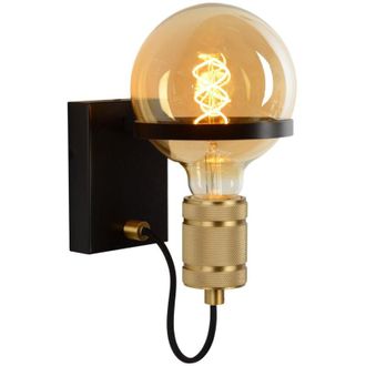 Lucide Ottelien - Wall Light - Ø17,7cm - 1xE27 - Black - Lucide