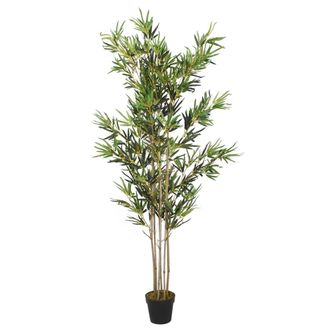 vidaXL Rbol De Bamb&uacute; Artificial Con 1380 Hojas Verde 200 Cm Vidaxl