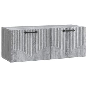 vidaXL Mueble Para Tv De Pared Gris Sonoma 78,5 X 31 X 30 Cm Vidaxl
