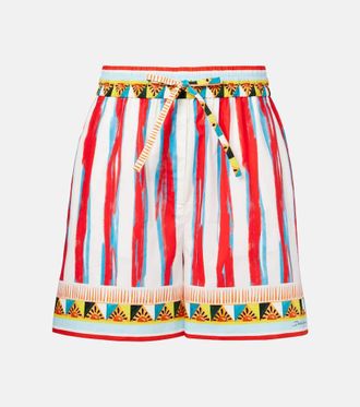 Dolce & Gabbana Patterned cotton shorts