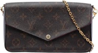Louis Vuitton Pre-owned Cross Body Bags, female, Brown, Size: ONE SIZE Pre-owned Pochette Felicie