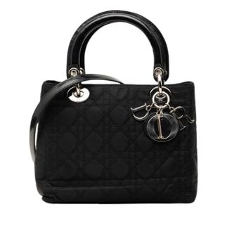 Dior Pre-owned Lady Dior - Dames - Pre-owned - Zwart - Maat: ONE Size Leer