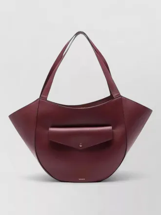 Wandler hortensia curved shoulder bag dual handles