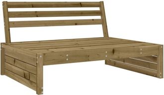 vidaXL Sof&aacute; central de jard&iacute;n madera de pino impregnada 120x80 cm Vidaxl