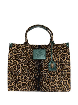 Kurt Geiger Southbank leopard-print tote bag - women - Fabric - OS - Brown