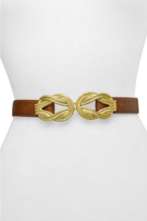 Raina Big Lillian Eternity Knot Belt in Brown at Nordstrom Rack