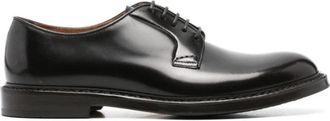 Doucal's Ebony Brown Derby Veterschoenen - Heren - Nette schoenen - Bruin - 44 EU - Leer - Schoenen