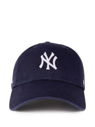 Sporty & Rich logo-embroidered cap - unisex - Cotton - One Size - Blue