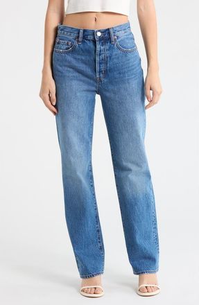 Pistola Denim Cassie High Waist Straight Leg Jeans in Capri at Nordstrom, Size 25