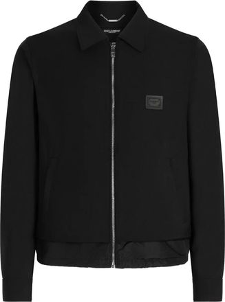 Dolce & Gabbana Giacca a vento con zip - Nero