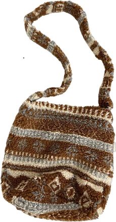 Generic Autumn and winter shoulder bag womens plush casual large-capacity crossbody bag(10,27 * 30cm)