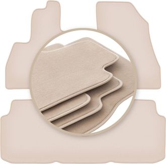 OEM Alfombrillas Premium Beige Para: Fiat 500l Monovolumen 2012