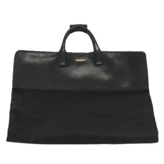 Gucci Pre-owned Nylon travel-bags - Dames - Vintage Handtas - Zwart - ONE Size - Nylon - Vintage
