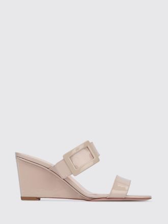 Roger Vivier Belle Vivier Patent Leather Mules