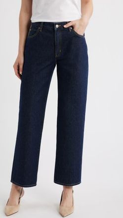 Frame Denim The Hang Long Straight Leg Jeans in Rinse at Nordstrom, Size 30