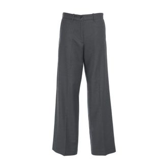 Nine In The Morning Dames, Broeken, Grijs, Maat: W30 Wol