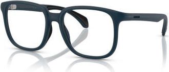 Moncler 53mm Square optical glasses in Blue at Nordstrom