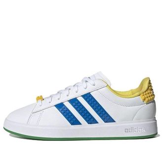 adidas x LEGO Grand Court 2.0 White Blue Yellow HP9382