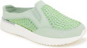 Kenneth Cole Reaction Cameron Rhinestone Sneaker Mule in Matcha Knit at Nordstrom Rack, Size 6.5