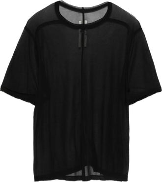 Rick Owens Top semi trasparente - Nero