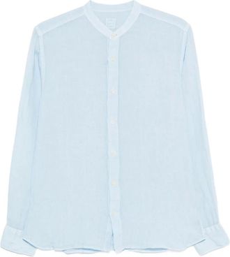 120% Lino Uomo, Magliette, Blu, L, new