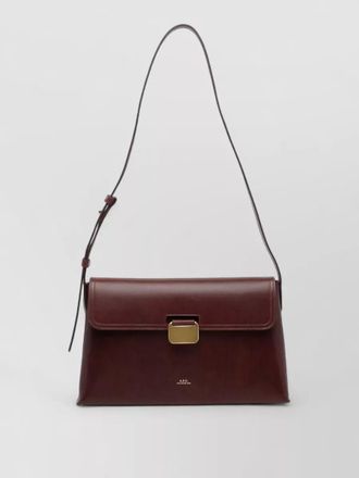 A.P.C. na leather shoulder bag