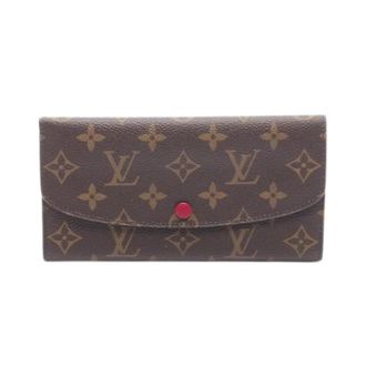 Louis Vuitton Pre-owned Wallets, female, Brown, Size: ONE SIZE Pre-owned Portefeuille Emilie Monogram long wallet
