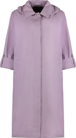 Moorer Isadora Techno Fabric Trench Coat