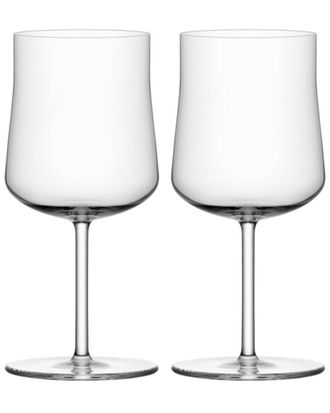 Orrefors Set Of 2 Informal Medium Glasses