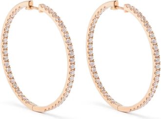 ROSEKEY Orecchini in oro rosa 18 carati con diamanti