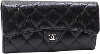 Chanel Pre-owned Wallets, female, Black, Size: ONE SIZE Pre-owned Vintage Wallet