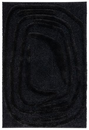 Safavieh Alfombra poli&eacute;ster negro 122 x 183 cm