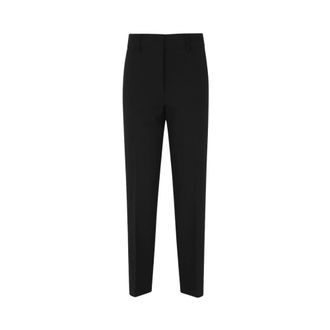 Seventy Klassieke Tailored Straight Broek - Dames - Broeken - Zwart - Maat: 2XL Poliester